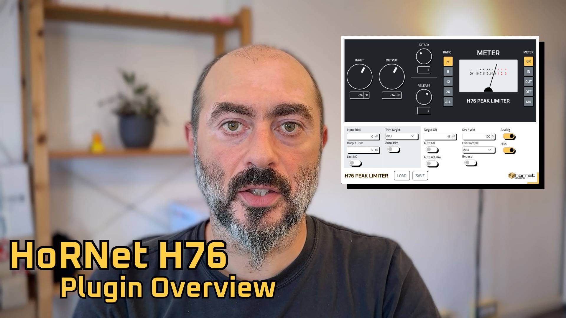 H76 Plugin Overview Compression on Drum Kick Copy Plugins