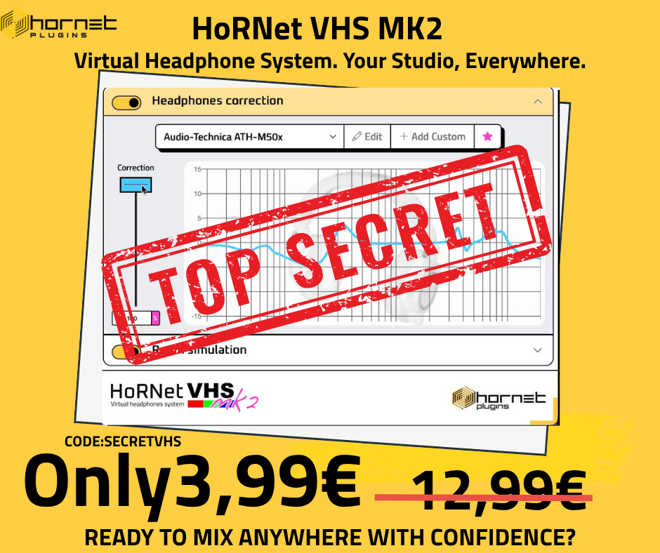 HoRNet VHS MK2 secret sale HoRNet VHS MK2 secret sale — 3,99 euro with code SECRETVHS