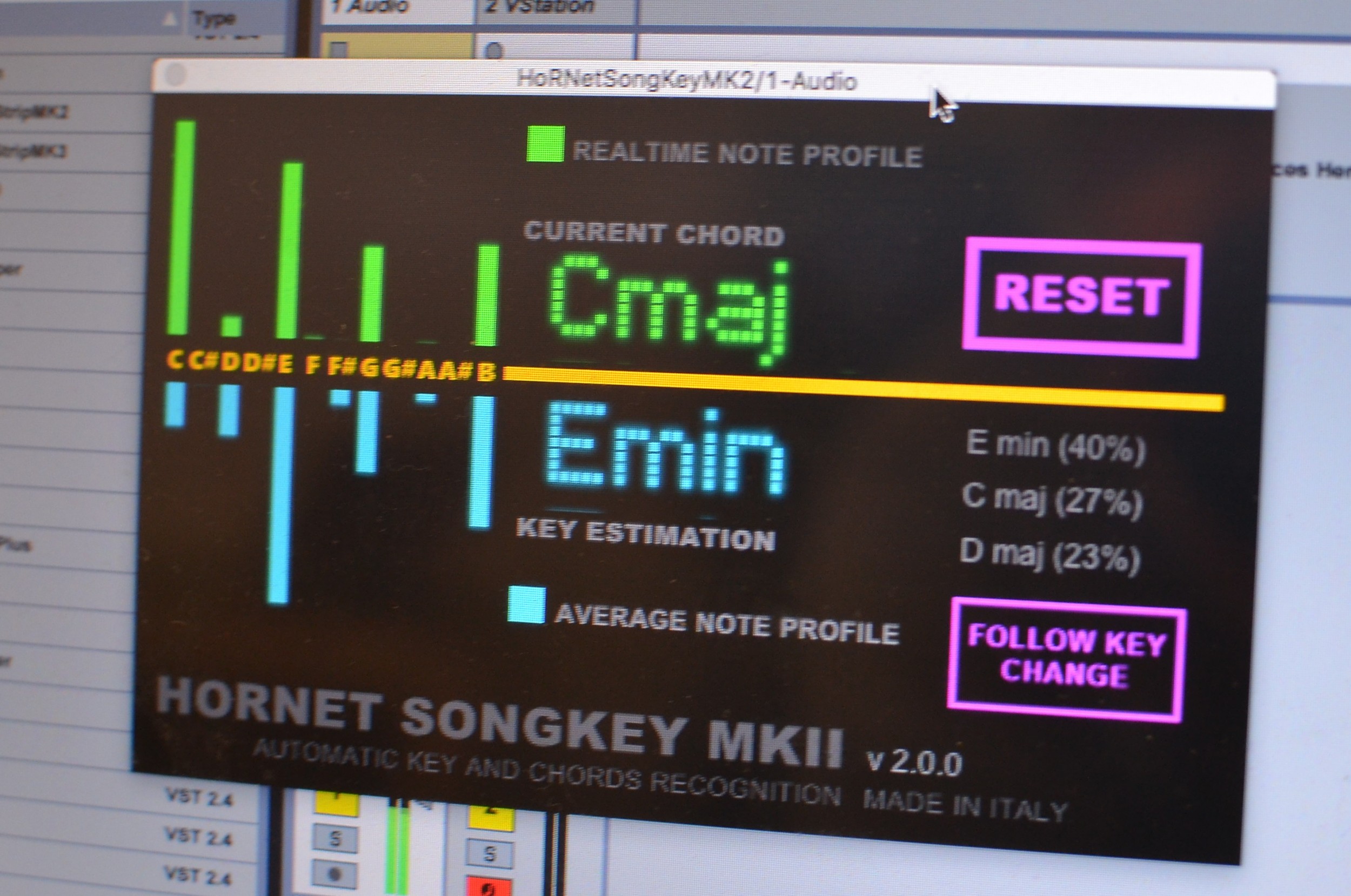 SongKey MK2 realtime chord and key detection