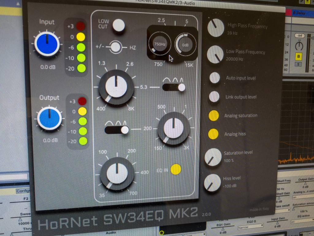 SW34 EQ MK2 analog equalizer plugin with na 80s sound